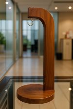 Wooden Banana Stand Holder, Wooden Banana Hanger With Hook For Kitchen Counter - Image 3